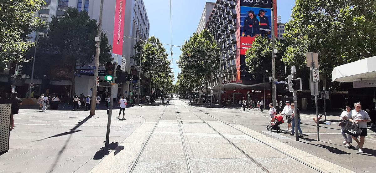 Melbourne pedestrian street