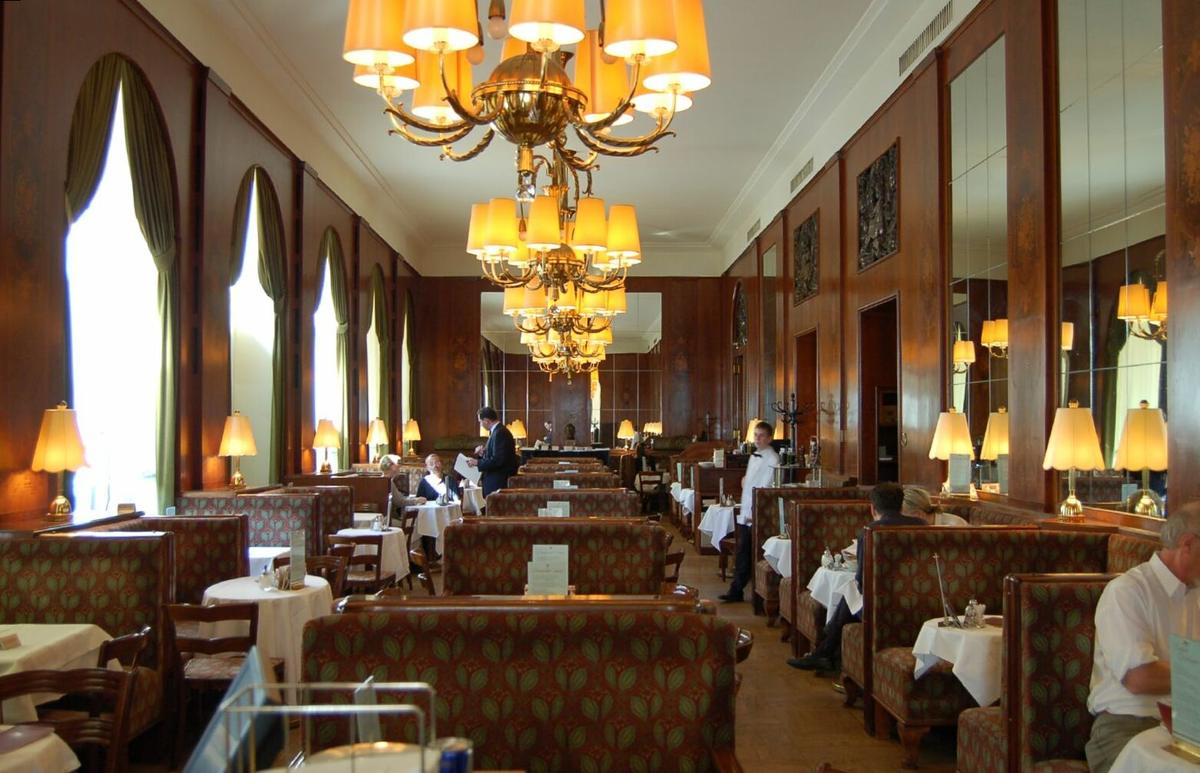 Vienna coffee house interior
