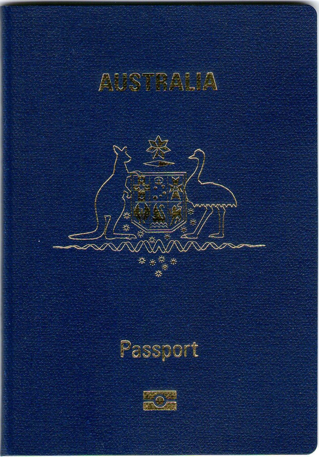 Australian passport document