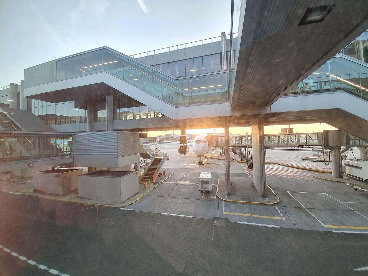Paris airport terminal
