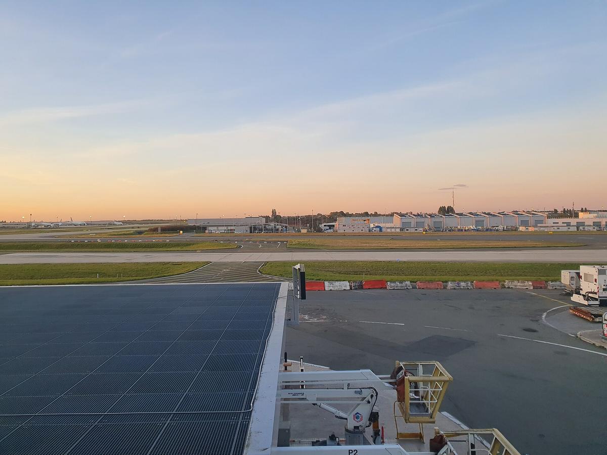 Paris airport terminal