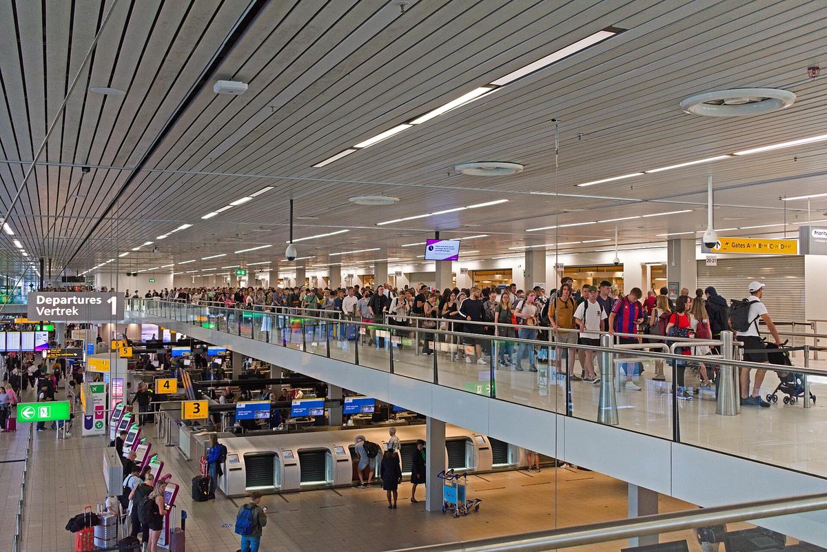 Schiphol airport terminal
