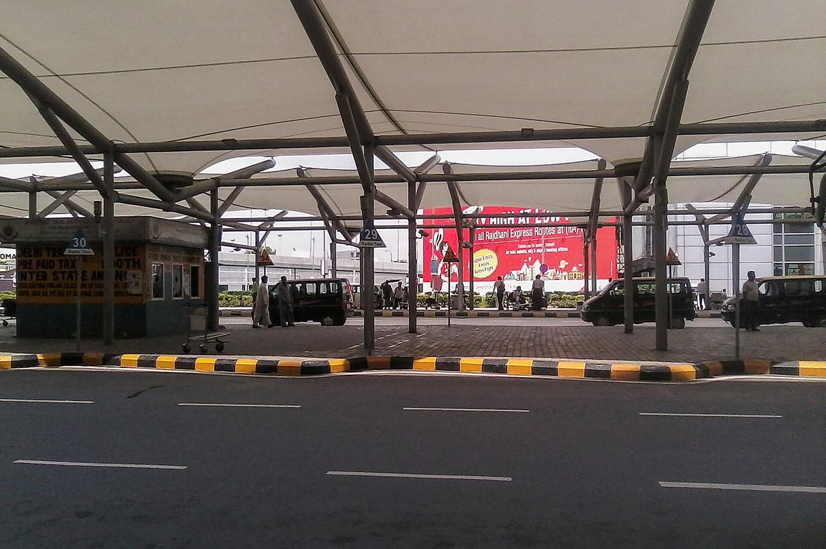 New Delhi airport terminal