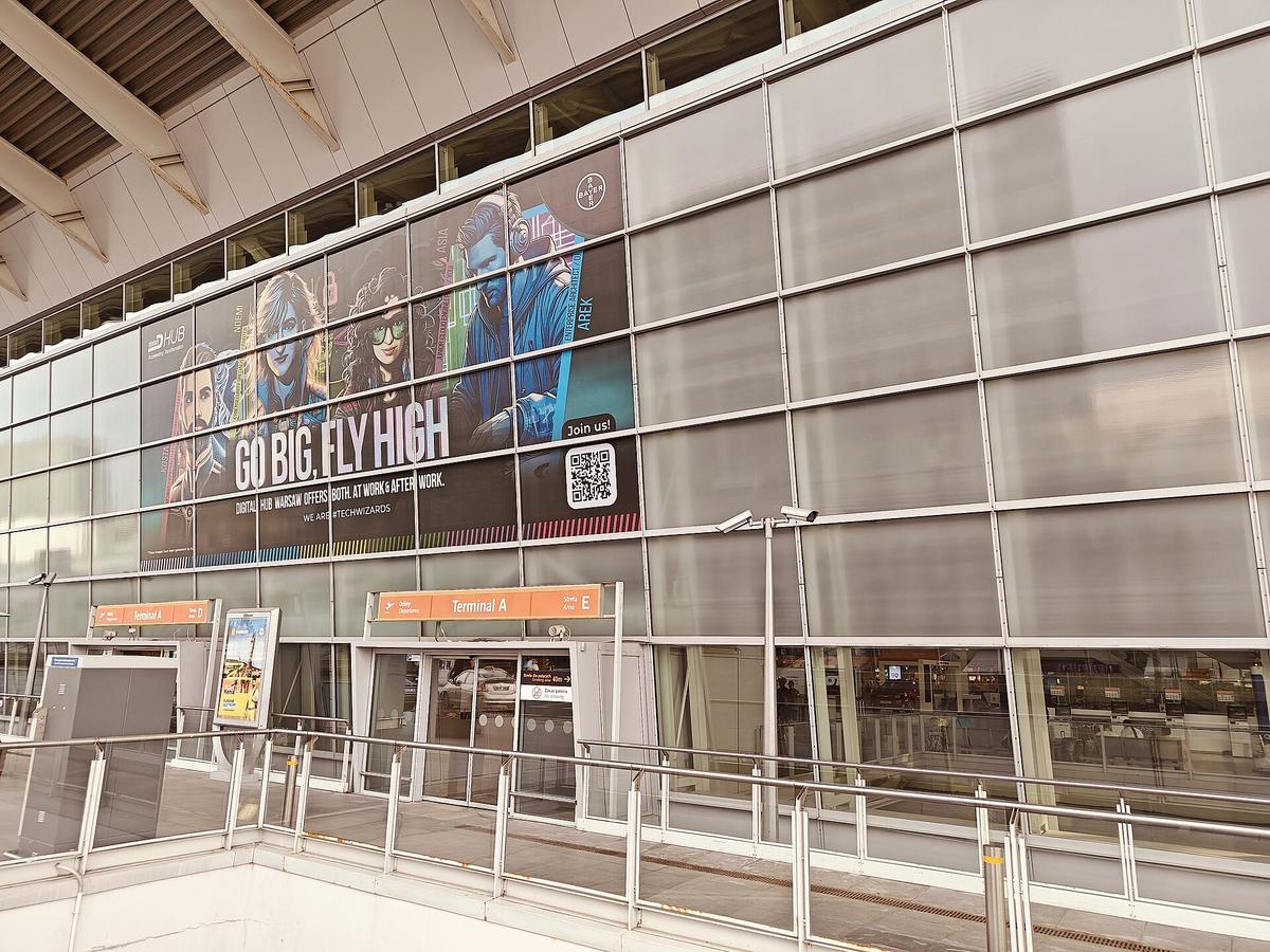Warsaw airport terminal