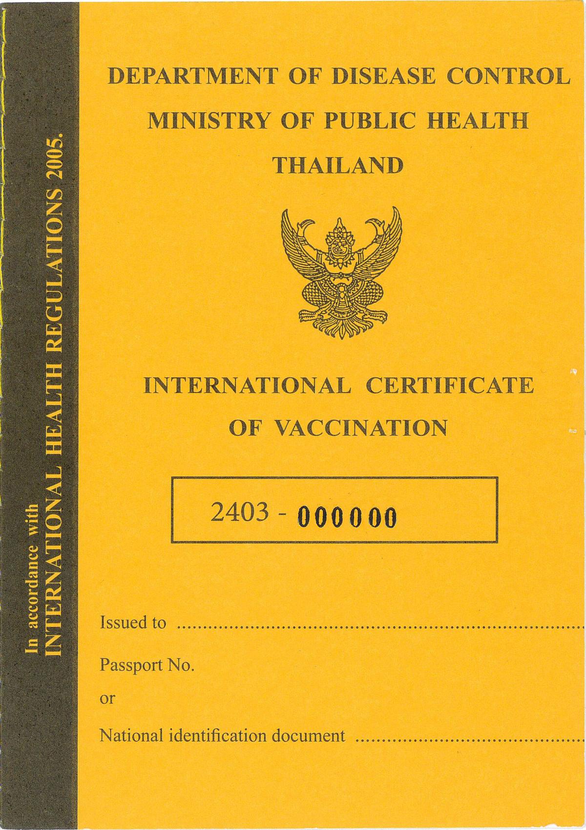 Thailand passport control