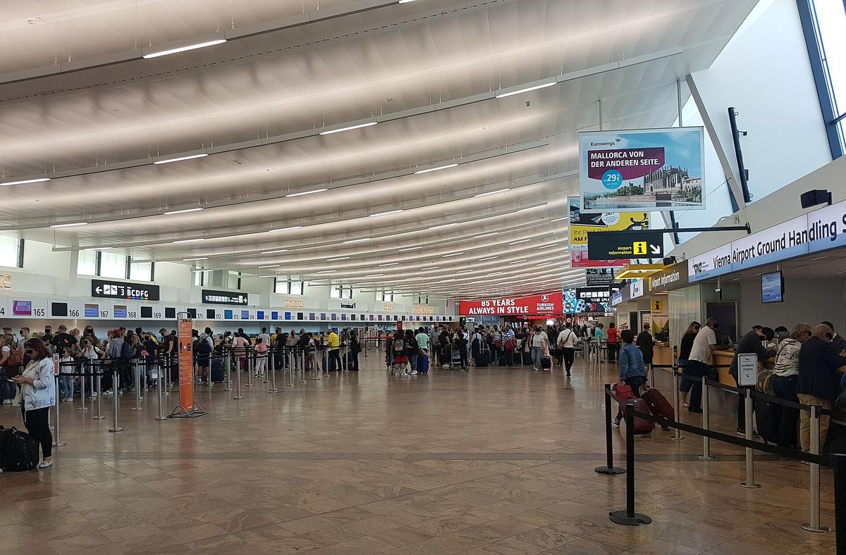 Vienna airport terminal