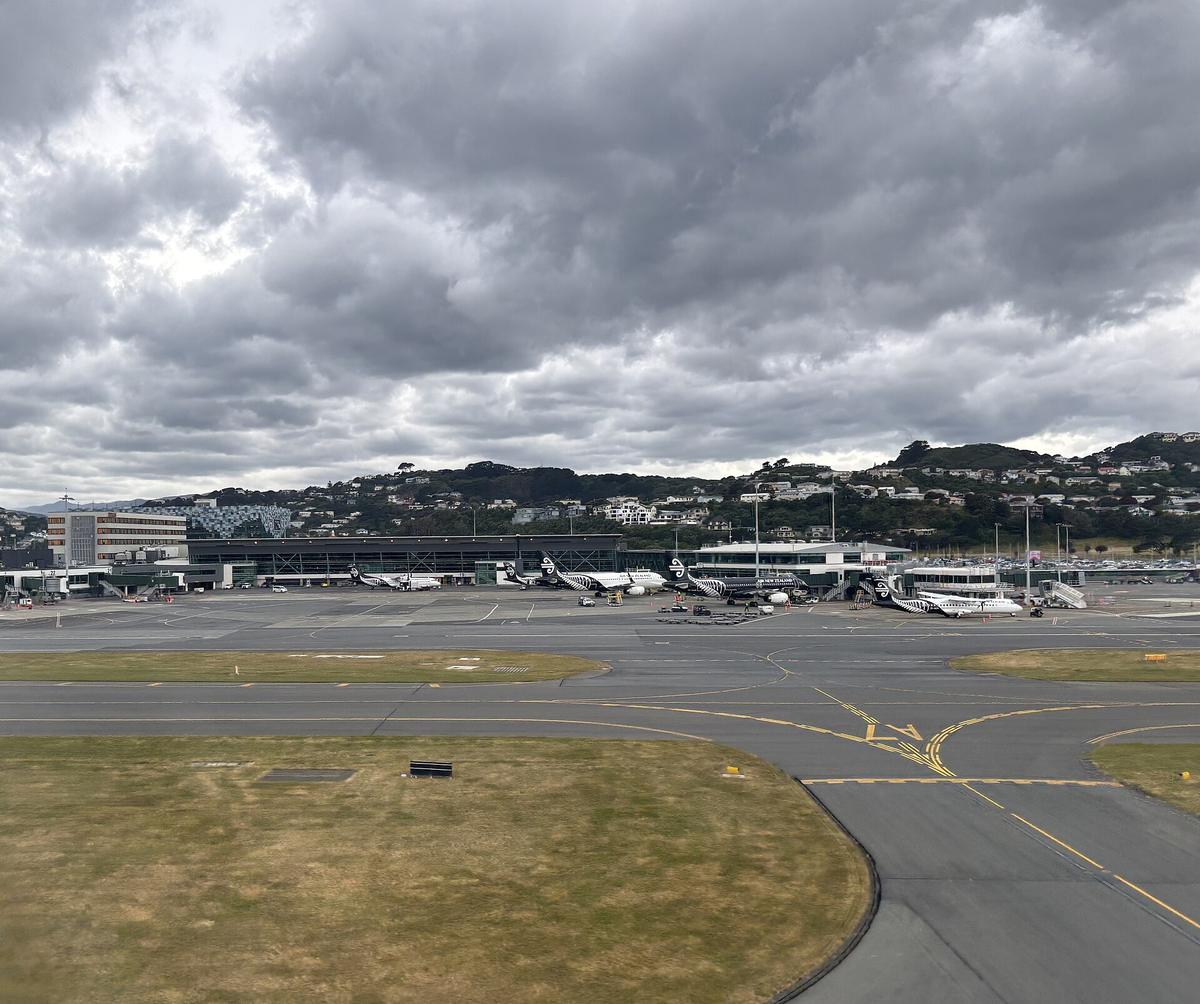 Wellington airport terminal